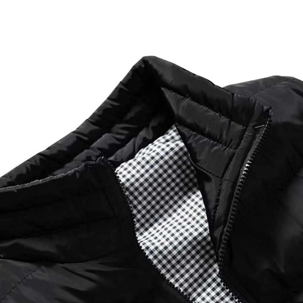 BRAND NEW MENS BLACK PUFFER VEST NWT - Picture 4 of 8